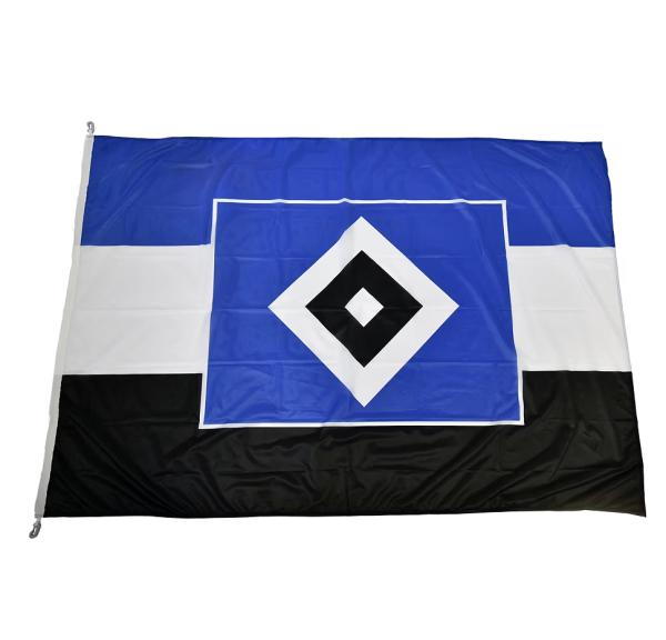 Hamburger SV HSV Fahne "B-W-S" ca. 180 x 120 cm
